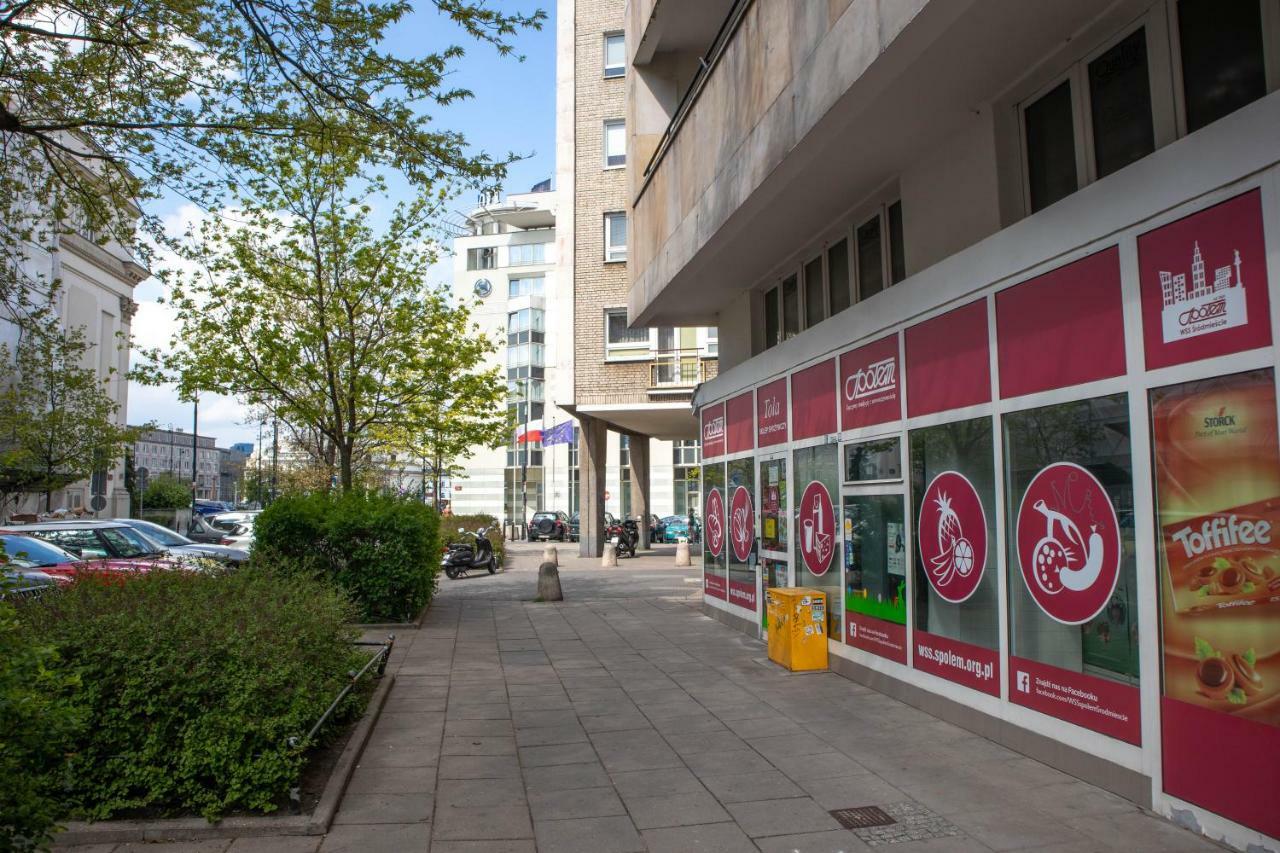 Warszawa, Centrum, Wiejska 15, Kamienica Lägenhet Exteriör bild